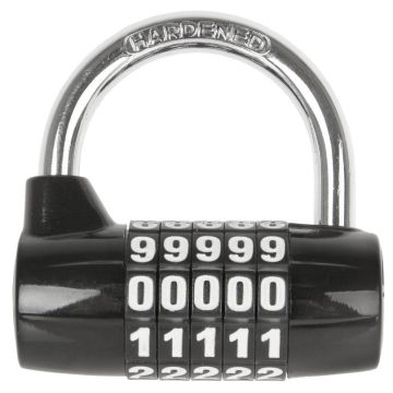 Combination Lock with Number Wheels