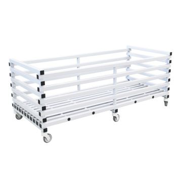 PVC Rectangular Material Cart