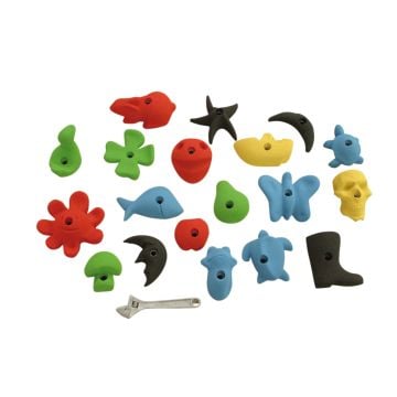 Climbing Holds Kids, 19 pieces