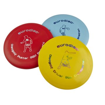 eurodisc® Disc Golf throwing discs, set of 3