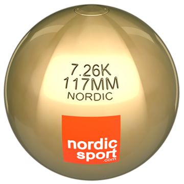 Nordic Sport® Competition Brass Shot Put