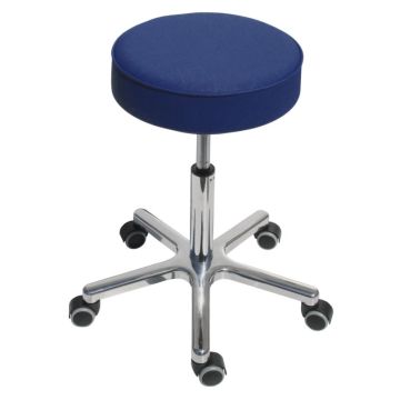 Lotz® Swivel Stool Aluminum with Double Casters