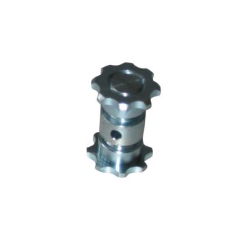 Round trapezoidal thread bolt, with nut