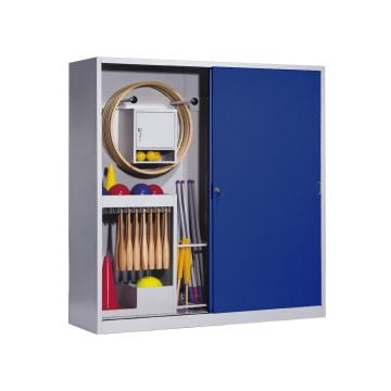 C+P® Sports Equipment Cabinet with Sliding Doors