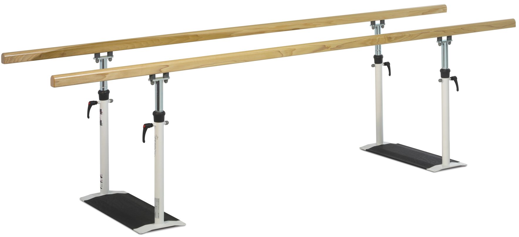 Ferrox® Walking Bars with Wooden Handrail, Foldable