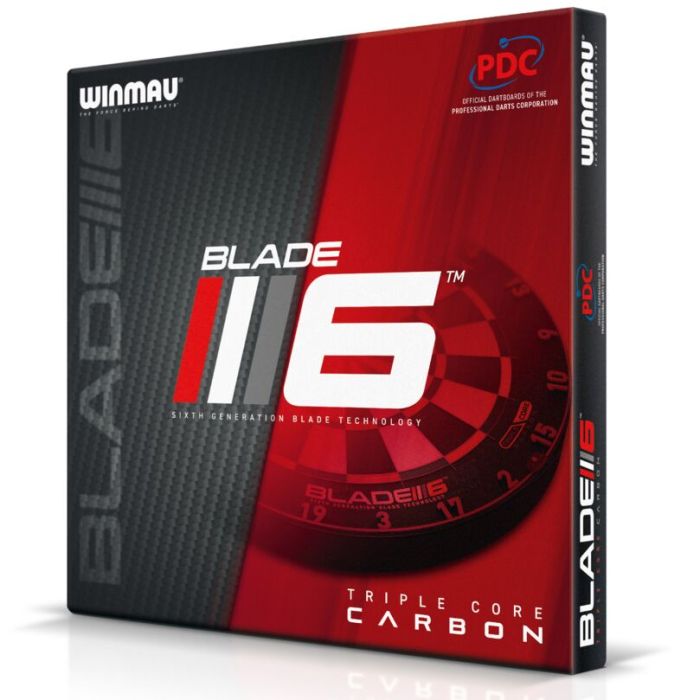 WINMAU® Dartboard Blade 6 Triple Core Carbon PDC | Kübler Sport